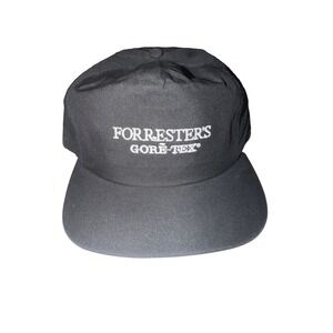 Forresters Gore-Tex Waterproof Golf Hat Black Snapback Adjustable Cap